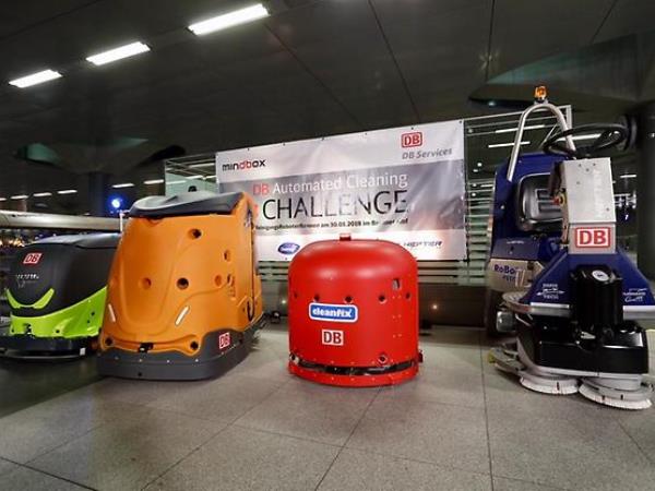 DB hosts ‘smart scrubber’ robot cleaning competition