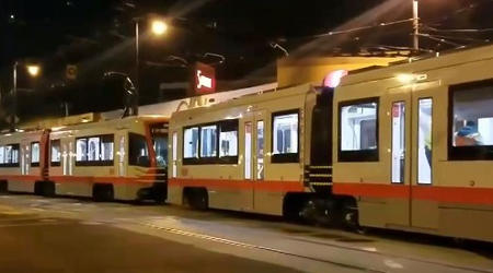 SFMTA tests three-car Muni trains