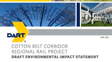 DART seeks public input on Cotton Belt DEIS