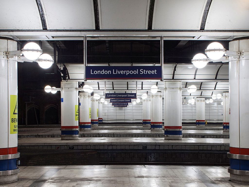 London Liverpool street lighting upgrade