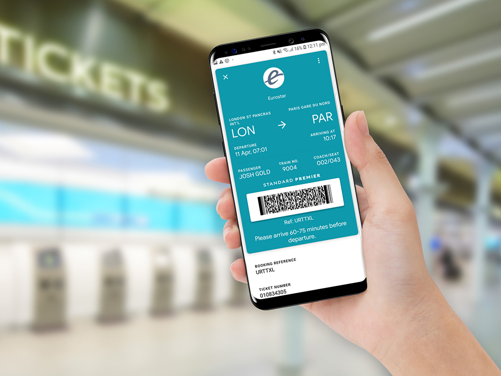 Eurostar aims to reduce paper ticket use with Google Pay